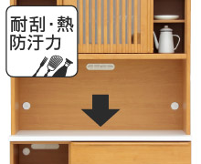 桌面為耐刮防污UV烤漆