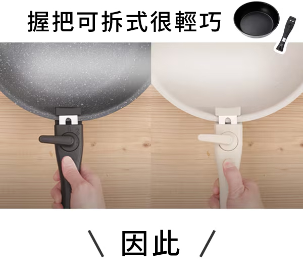 握把可拆式很輕巧