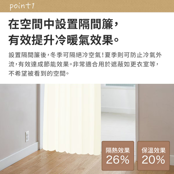 NITORI 宜得利家居 可裁剪隔間簾 PLANE2 IV - PChome 24h購物